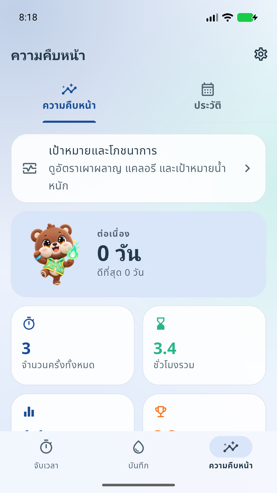 ความคืบหน้า